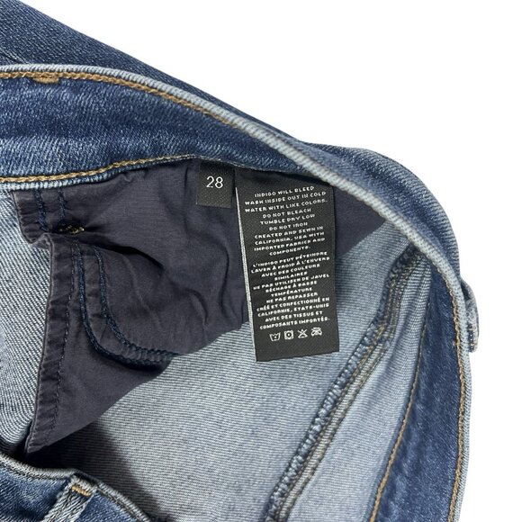 J BRAND Maude Mid Rise Cigarette Jeans Sz 28 Cuffed Hewes Slim Straight JB001698 - Picture 9 of 13